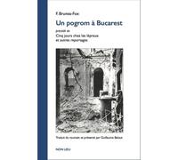 Un pogrom à Bucarest : Précédé de "Cinq jours chez les lépreux et autres reportages"
