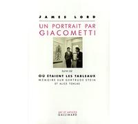 Un portrait par Giacometti – Mémoire sur Gertrude Stein et Alice Toklas – Gallimard