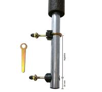 Un Poteau De Filet De Sécurité ?25mm Pour Trampolines Ralli