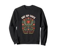 Un Poussin de Hanche avec Une Nouvelle Chirurgie de Remplacement de la Hanche Sweatshirt