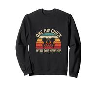 Un Poussin de Hanche avec Une Nouvelle récupération chirurgicale Amusante de Hanche Sweatshirt