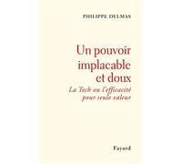 Un pouvoir implacable et doux : La Tech ou l'efficacité pour seule valeur - Philippe Delmas - Fayard - broché - Etude