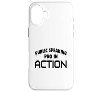 Un Pro de la Prise de Parole en Public en Action Coque pour iPhone 16 Plus