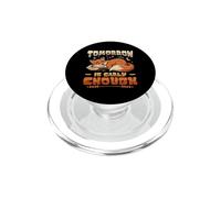 Un procrastinateur Paresseux et drôle Demain, C'est Assez tôt PopSockets PopGrip pour MagSafe