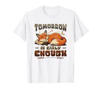 Un procrastinateur Paresseux et drôle Demain, C'est Assez tôt T-Shirt