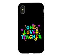 Un Professeur aimé Premier Jour d école Retour à l école Citation Coque pour iPhone X/XS