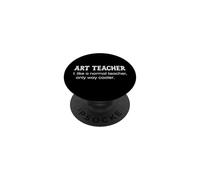 Un Professeur d'art comme Un Professeur Normal est Un Dictionnaire Bien Plus Cool PopSockets PopGrip Adhésif