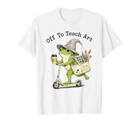 Un Professeur d'art sur Les Grenouilles va enseigner la Peinture créative en Classe T-Shirt Graphique avec Valeur