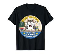 Un Professeur de Chat drôle pour la rentrée Scolaire Joyeux Premier Jour d'école T-Shirt