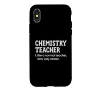 Un Professeur de Chimie, comme Un Professeur Normal, est Bien Plus Cool Coque pour iPhone X/XS