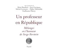 Un professeur en République: Mélanges en l'honneur de Serge Berstein