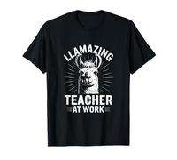 Un Professeur Incroyable au Travail, Jeu de Mots Amusant en Classe de Lama T-Shirt