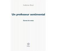 Un professeur sentimental Carnet de notes - Catherine Henri - P.o.l. - broché - Roman