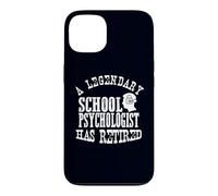 Un Psychologue Scolaire légendaire a Un éducateur à la Retraite Graphique Coque pour iPhone 13