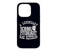 Un Psychologue Scolaire légendaire a Un éducateur à la Retraite Graphique Coque pour iPhone 14 Pro