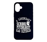 Un Psychologue Scolaire légendaire a Un éducateur à la Retraite Graphique Coque pour iPhone 16 Plus