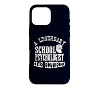 Un Psychologue Scolaire légendaire a Un éducateur à la Retraite Graphique Coque pour iPhone 16 Pro Max