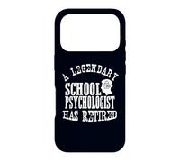 Un Psychologue Scolaire légendaire a Un éducateur à la Retraite Graphique Coque pour iPhone 17 Pro