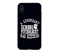Un Psychologue Scolaire légendaire a Un éducateur à la Retraite Graphique Coque pour iPhone XS Max