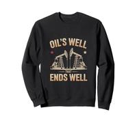 Un puits de pétrole qui se termine par un ouvrier de la plate-forme pétrolière Roughneck Sweatshirt