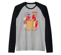 Un punk rebelle gay avec fierté Rainbow Punk Rock Manche Raglan