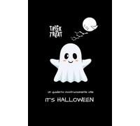 Un quaderno mostruosamente utile: Quaderno a righe con copertina a tema Halloween - sfondo nero