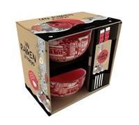 Un Ramen À Tokyo - Coffret Avec : 2 Jolis Bols À Ramen En Céramique, 2 Paires De Baguettes En Céramique
