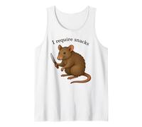 Un Rat drôle Dont J'Ai Besoin de Snacks, Animal, Maman, Papa Débardeur