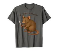 Un Rat drôle Dont J'Ai Besoin de Snacks, Animal, Maman, Papa T-Shirt