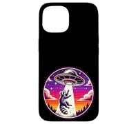 Un raton laveur a enlevé un vaisseau spatial extraterrestre Enlèvement de Coque pour iPhone 15