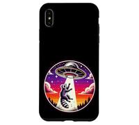 Un raton laveur a enlevé un vaisseau spatial extraterrestre Enlèvement de Coque pour iPhone XS Max