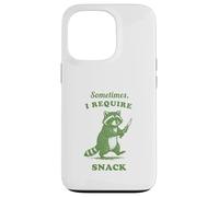 Un Raton Laveur affamé, Parfois, J'Ai Besoin d'une collation Graphique Vintage et Amusante Coque pour iPhone 13 Pro