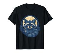 Un Raton Laveur au Clair de Lune, Gardien de la Quiet Night Woods T-Shirt