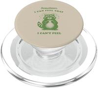 Un Raton Laveur drôle, Parfois, J'Ai l'impression Que Je ne Peux Pas me Sentir Vintage PopSockets PopGrip pour MagSafe