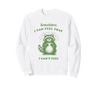 Un Raton Laveur drôle, Parfois, J'Ai l'impression Que Je ne Peux Pas me Sentir Vintage Sweatshirt