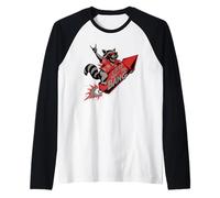 Un Raton Laveur drôle Que Je Veux Juste Baiser Le 4 Juillet Manche Raglan