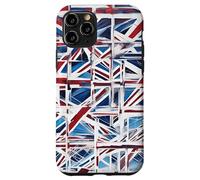 Un Recyclage Abstrait et ludique de The Union Jack 2 Coque pour iPhone 11 Pro