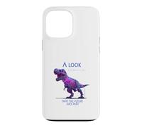 Un Regard au Futur Cyber T-Rex SciFi Dinosaure Coque pour iPhone 13 Pro Max
