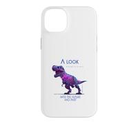 Un Regard au Futur Cyber T-Rex SciFi Dinosaure Coque pour iPhone 14 Plus