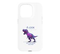 Un Regard au Futur Cyber T-Rex SciFi Dinosaure Coque pour iPhone 15 Pro