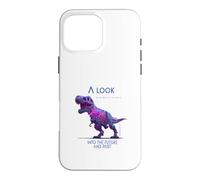 Un Regard au Futur Cyber T-Rex SciFi Dinosaure Coque pour iPhone 16 Pro Max