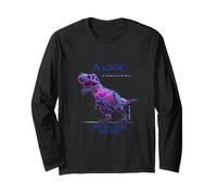 Un Regard au Futur Cyber T-Rex SciFi Dinosaure Manche Longue