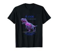 Un Regard au Futur Cyber T-Rex SciFi Dinosaure T-Shirt