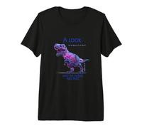 Un Regard au Futur Cyber T-Rex SciFi Dinosaure T-Shirt Haut de Gamme