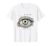 Un Regard dans Le Futur futuriste Design Scientifique T-Shirt