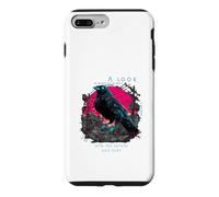 Un Regard sur Le Futur Design futuriste de Science Fiction Corbeau Coque pour iPhone 7 Plus/8 Plus
