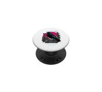Un Regard sur Le Futur Design futuriste de Science Fiction Corbeau PopSockets PopGrip Adhésif