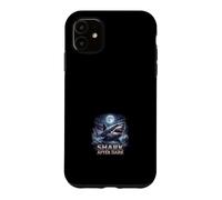 Un Requin après Un prédateur océanique au Clair de Lune Coque pour iPhone 11
