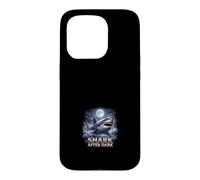 Un Requin après Un prédateur océanique au Clair de Lune Coque pour iPhone 15 Pro