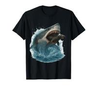 Un Requin Attaque Un Grand Requin Blanc Contre Un prédateur de phoques T-Shirt